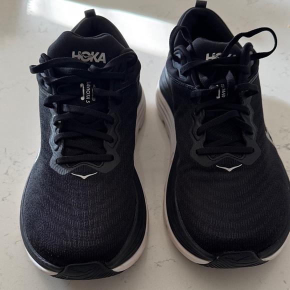Hoka Gaviota 5 Black Athletic Shoes sz 11D - Picture 2 of 5